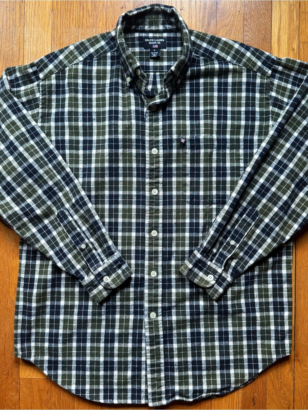 Ralph Lauren Jeans Co. Plaid Button Up Long Sleeve Shirt